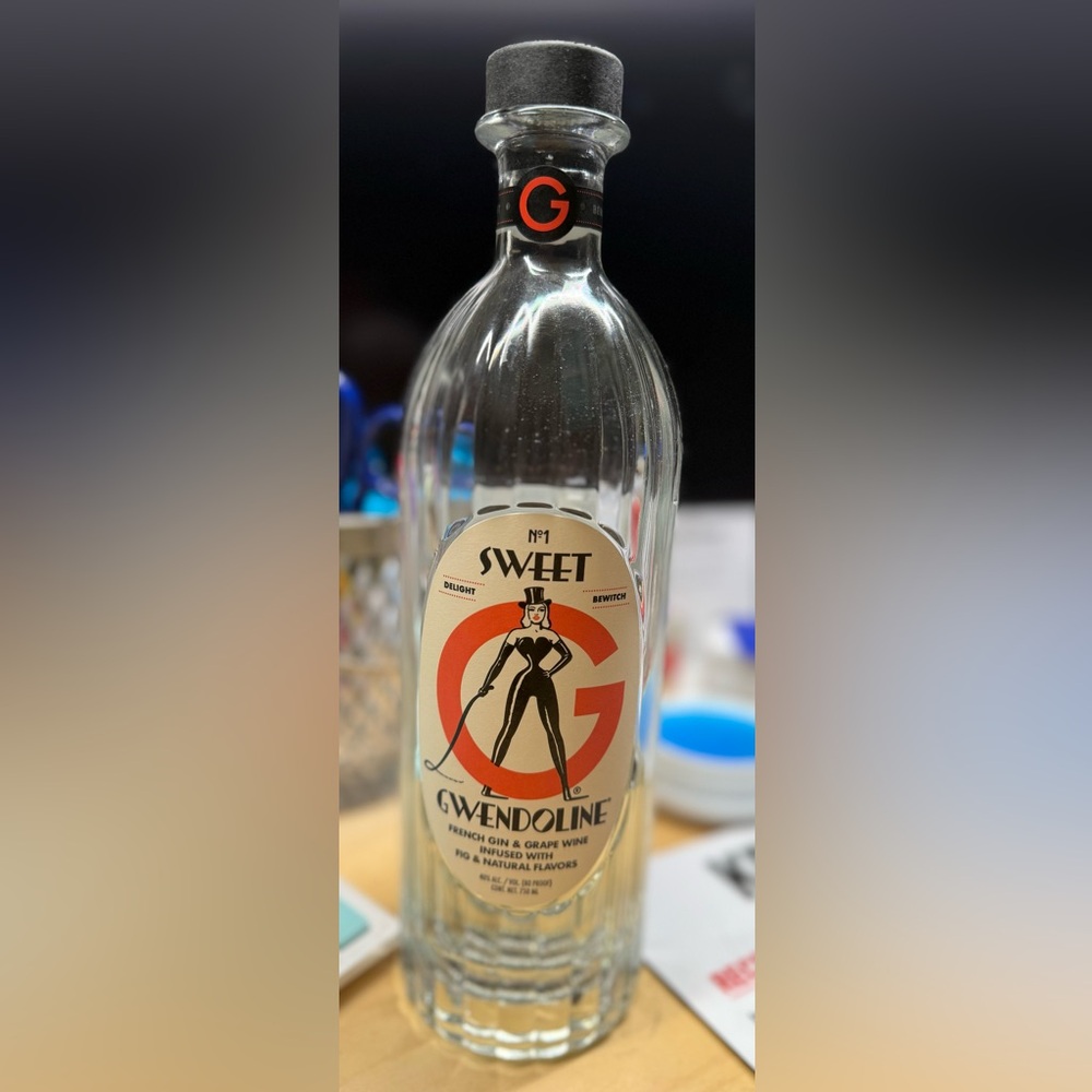 Empty Sweet Gwendolyn bottle. Dita Von Teese. Dominatrix graphics. - Picture 2 of 5